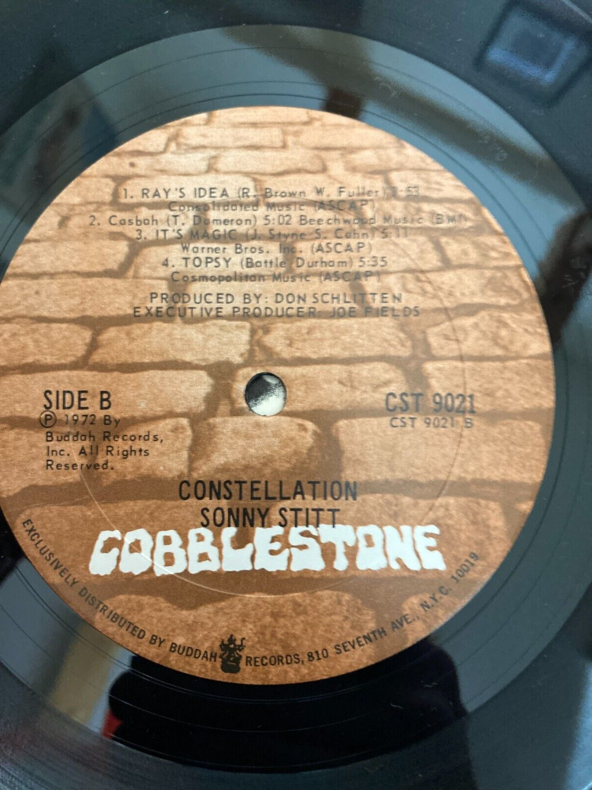 Sonny Stitt - Constellation Vinyl LP (1972) Cobblestone CST 9021  VG+/VG+