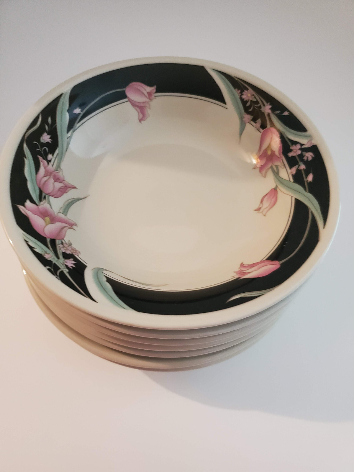 【美品】マイセン☆ Porcelain Bowl Cherry Blossom Blue Porcelain Bowl Set Of 6 - World Market