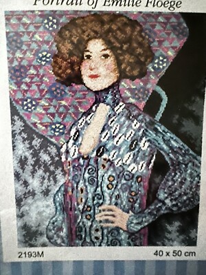 Printed needlepoint Tapestry Canvas Only Emille Floege Orchidea 2193 40x50 Cm