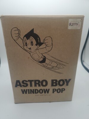 ASTRO BOY WINDOW POP 1988 by HORIZON ASTROBOY MIGHTY ATOM VINYL FIGURE W/ BOX