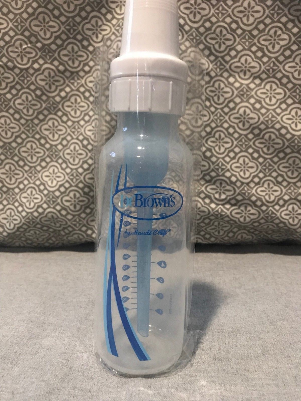 New 3 Pack Dr. Brown's 8 oz Baby Bottles Newborn Flow 0m+ Gift Set Blue