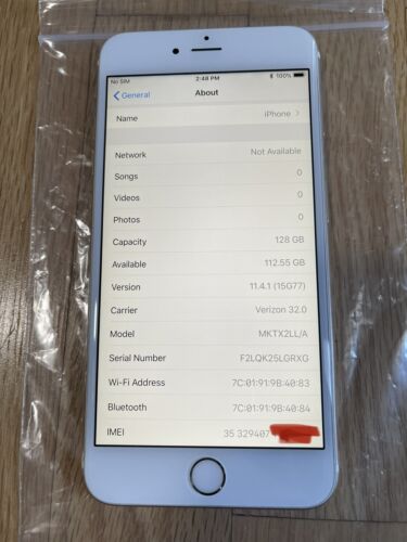 IOS 11.4.1 Apple iPhone 6s Plus UNLOCKED 128GB Gold White IOS 11.4.1 Apple iPhone 6s Plus UNLOCKED 128GB Gold White