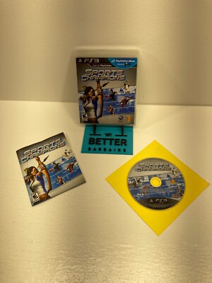 Sports Champion Ps3 Beach Volleyball Archery Disc Golf Gladiator Duel COMPLETE!