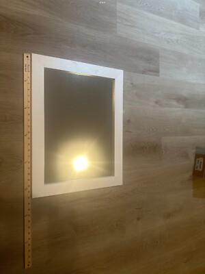 TETOTE 16x24 Inch Brushed Gold Frame Mirror, Brass Bathroom Vanity Mirror for...