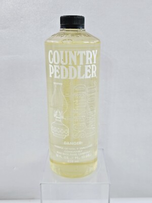 Vintage 1990 Clear Kaadan 28oz Country Peddler Lamp Oil (Burns 44 Hours)