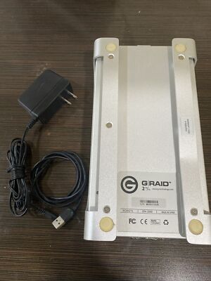 G-TECHNOLOGY G-RAID GR4 2000 2TB EXTERNAL HARD DRIVE USBFIREWIREeSATA