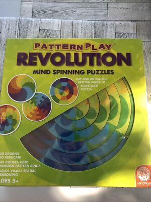 Pattern Play Revolution Game Mind Spinning Puzzles 2015 Mindware NEW STEM