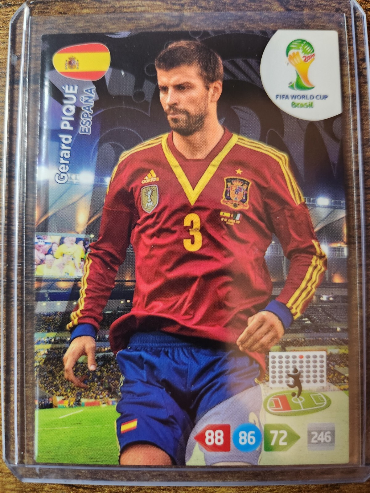2014 Panini Adrenalyn XL FIFA World Cup Brazil Gerard Pique