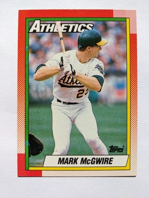 1990 Topps Mark McGwire Oakland Athletics #690