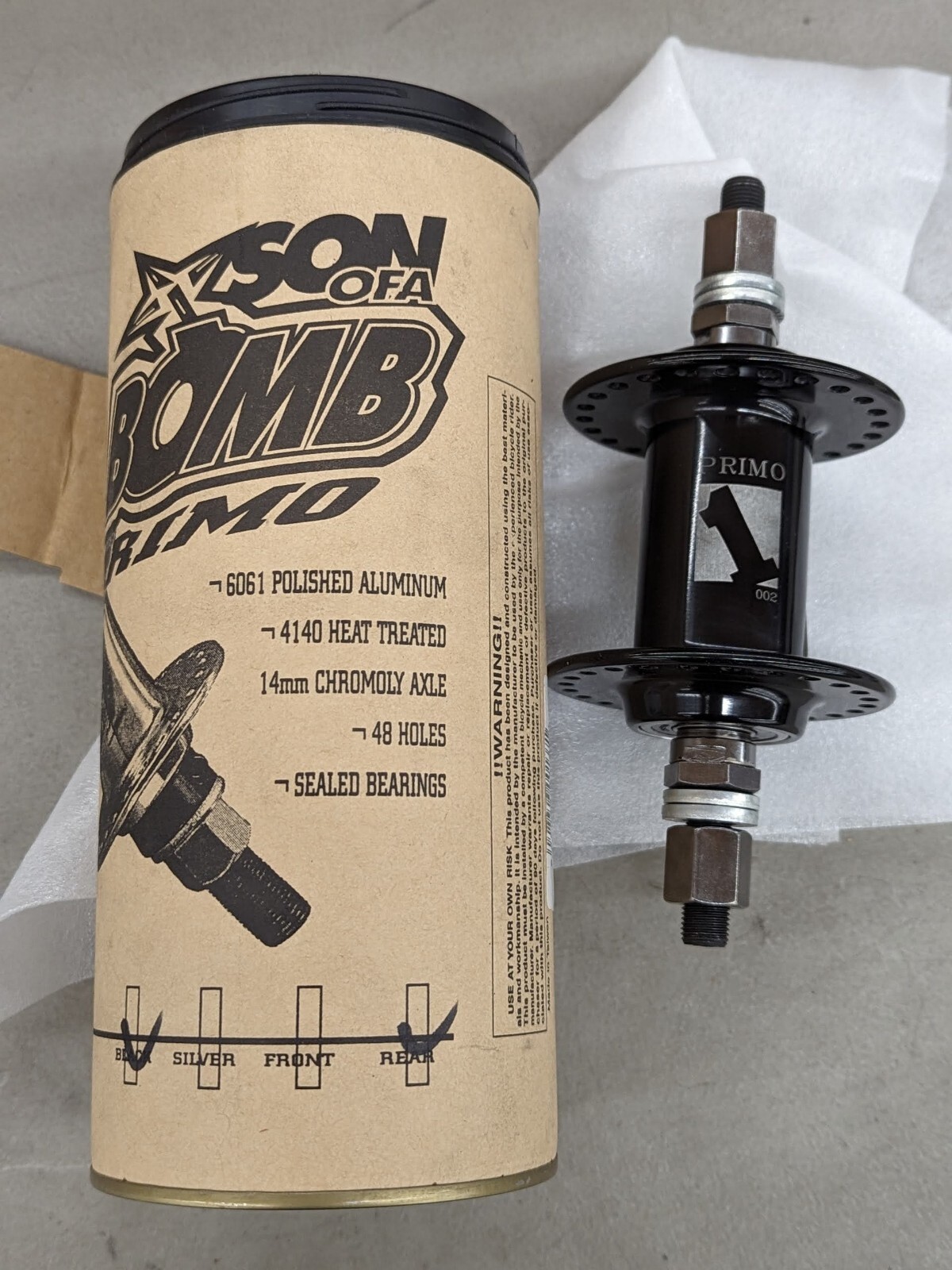 PRIMO SON OF A BOMB ハブ オールドBMX USA製 48H PRIMO SON OF A BOMB ハブ オールドBMX USA製 48H PRIMO SON OF A BOMB