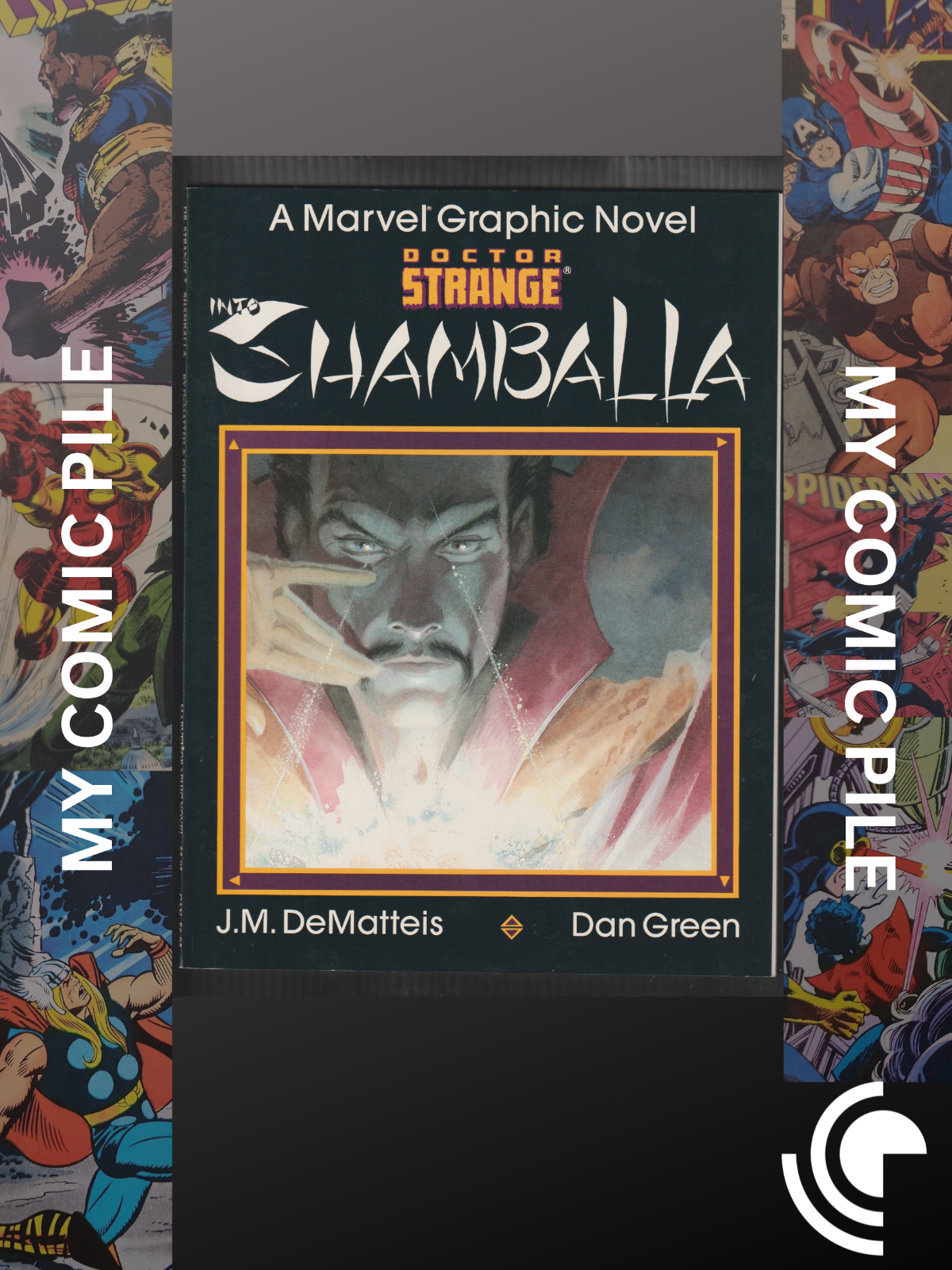 💥Marvel Graphic Novel #23  Doctor Strange into Shamballa  1986