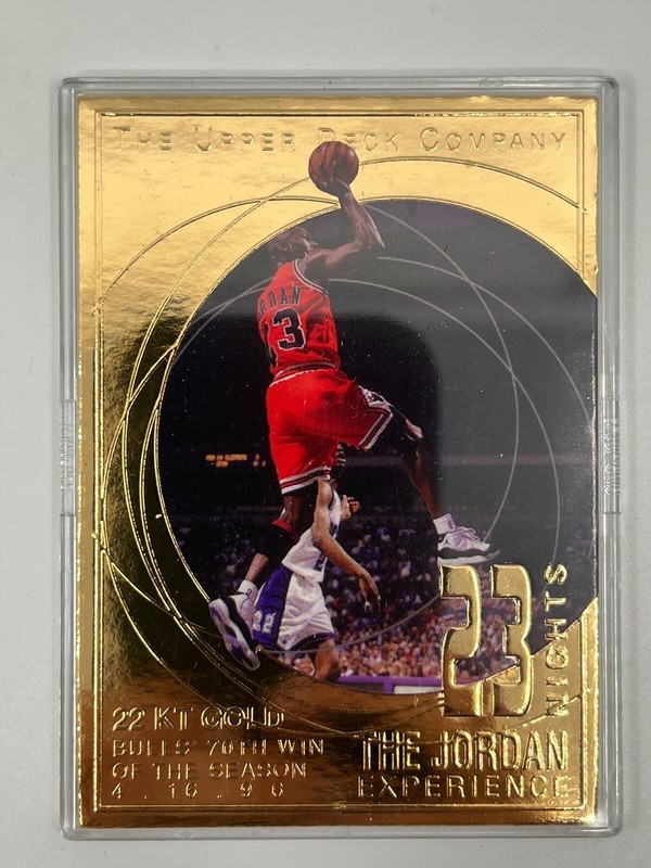 Michael Jordan Experience 23 Nights 22KT Gold 1997 Upper