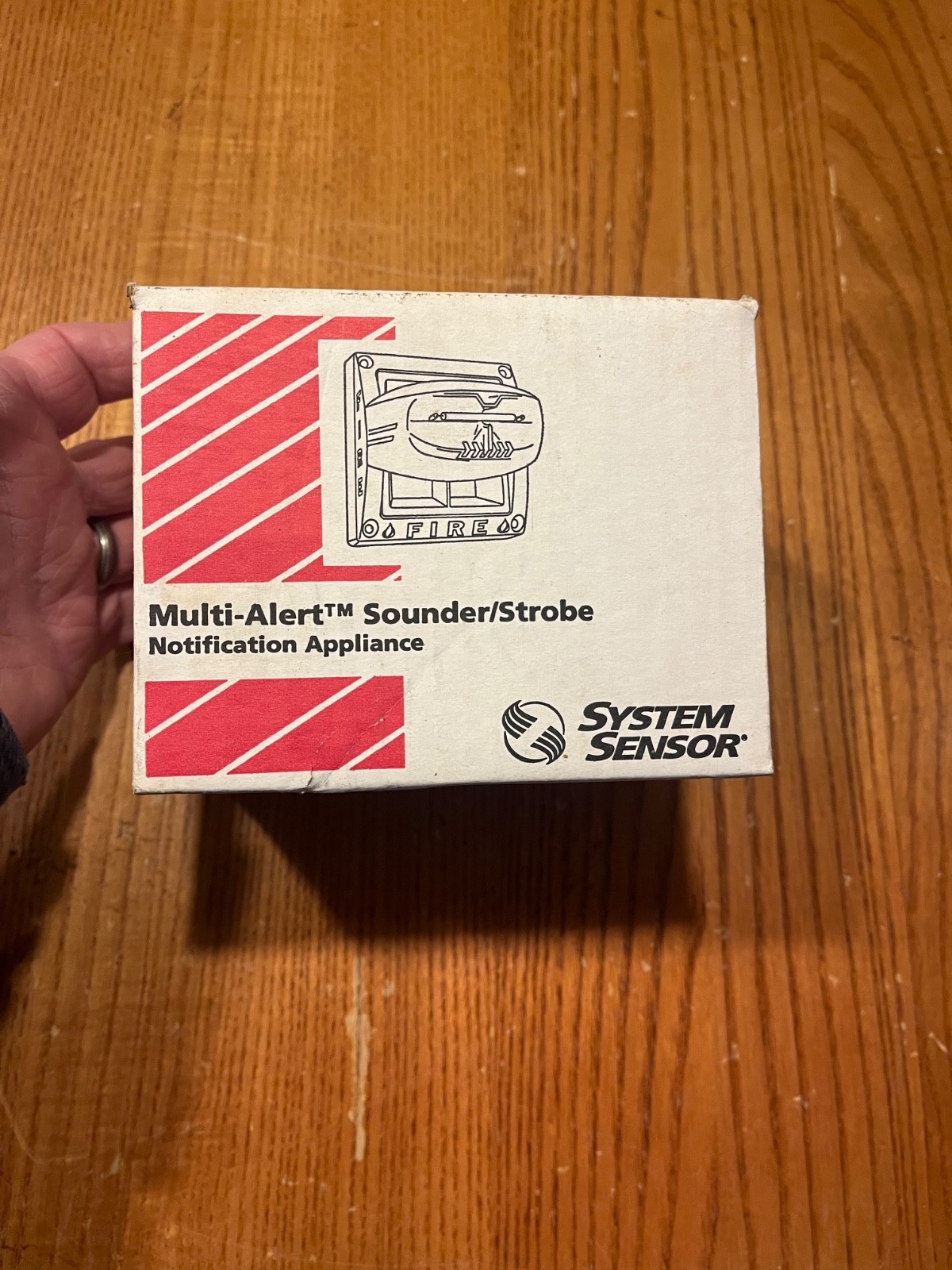 Sensore System Sensor MASS241575 ADA Sounder Strobe 15/75cd 24VDC Rosso Parete