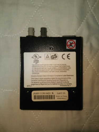 Milan Technology MIL 140 Ethernet Media Converter 10 BASE-T to 10 BASE-FL - refu