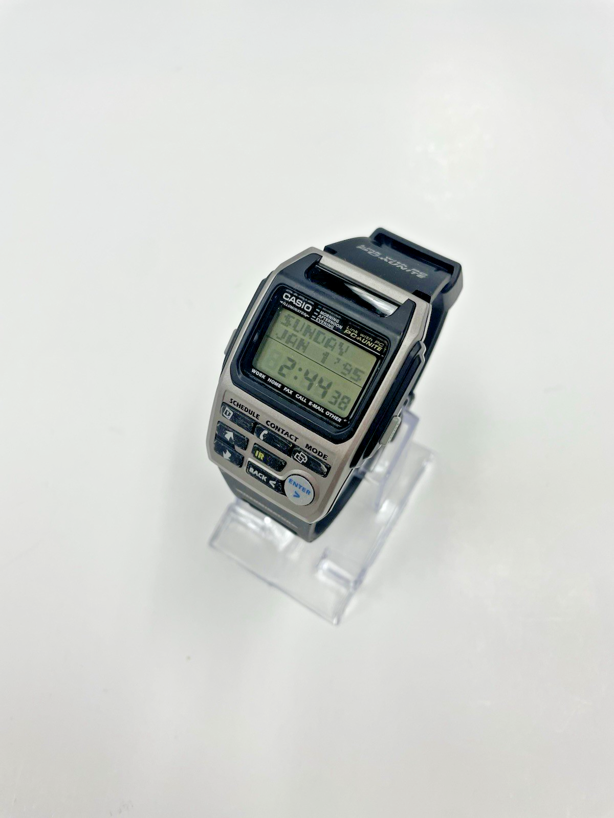 CASIO カシオ レトロウォッチ BZX-20 PC-UNITE Rare Casio BZX-20 PC Unite Watch | eBay