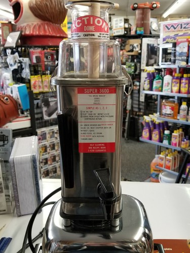 VINTAGE VITA-MIX SUPER 3600 CHROME MIXER NOS NEW OLD STOCK BLENDER JUICER