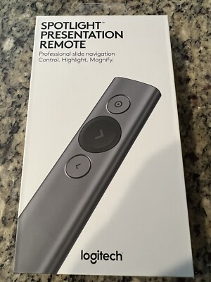 Logitech Spotlight 910-004654 Wireless Presentation Remote Control with USB -...
