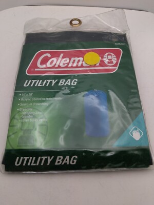 Coleman Utility Bag Waterproof Sewn in drawstring Great For Fishing Camping ETC