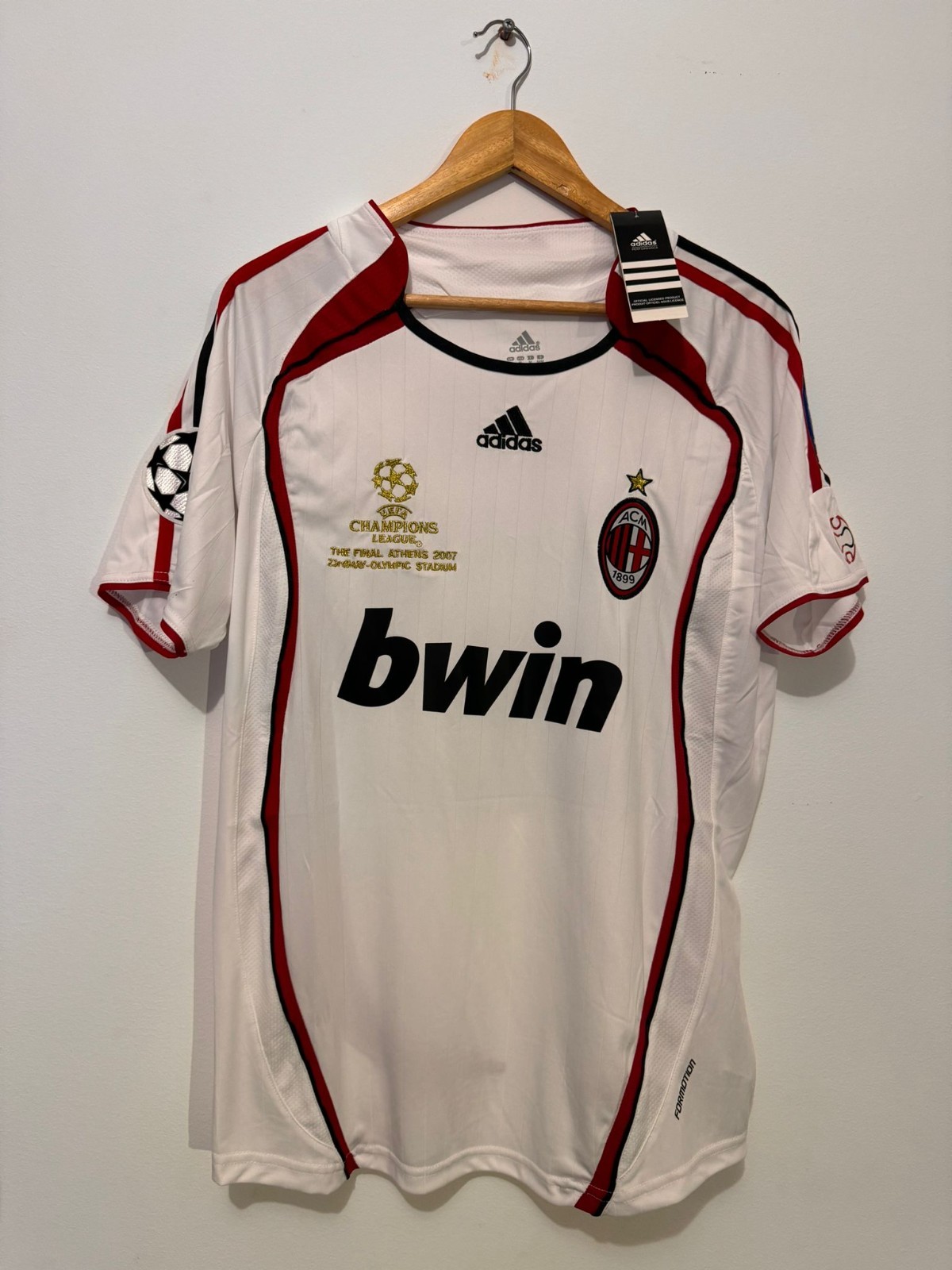 AC Milan 2007 Jersey Final Athens Champions League Shirt | eBay