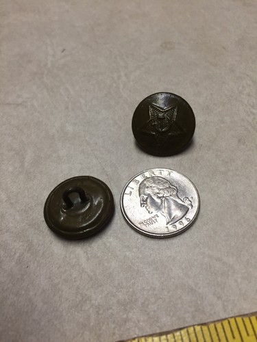 Vtg USSR Military Sewing Buttons Lot (2)