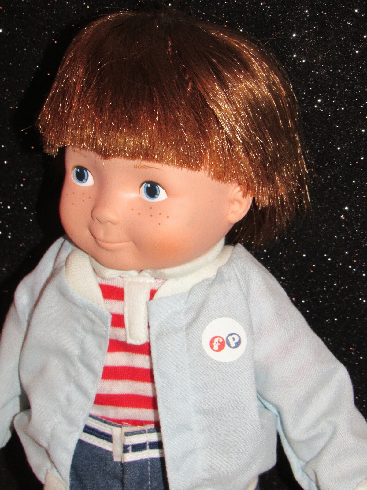 Fisher Price My Friend Mikey Boy Doll Original Clothes Freckles #205 1981 MINT