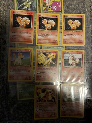 Pokemon Vintage    Lot of Cards Childhood Collection TCG Cards  
