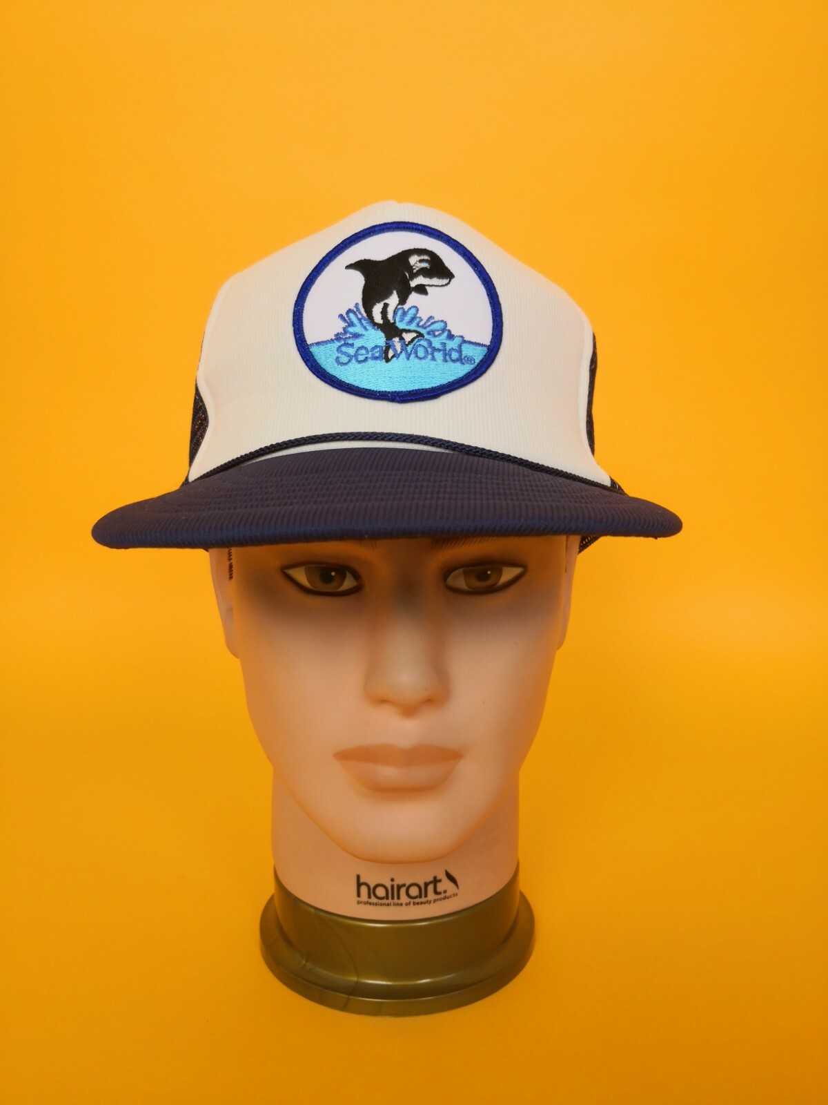 Sea World 1982 Seaworld Trucker Hat Snapback Cap Patch Mesh Killer Whale 80s