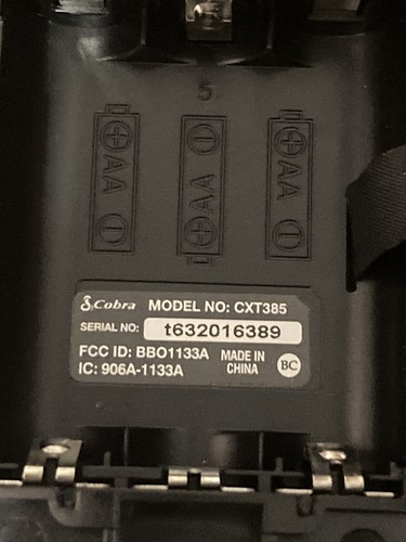 4 Cobra CXT385 MicroTALK Black 22 Chan Up to 23-mile Range 2-Way Walkie Talkie