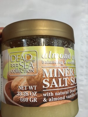 Dead Sea Collection Mineral Salt 23.28 OZ Dead Sea Salts Almond Vanilla