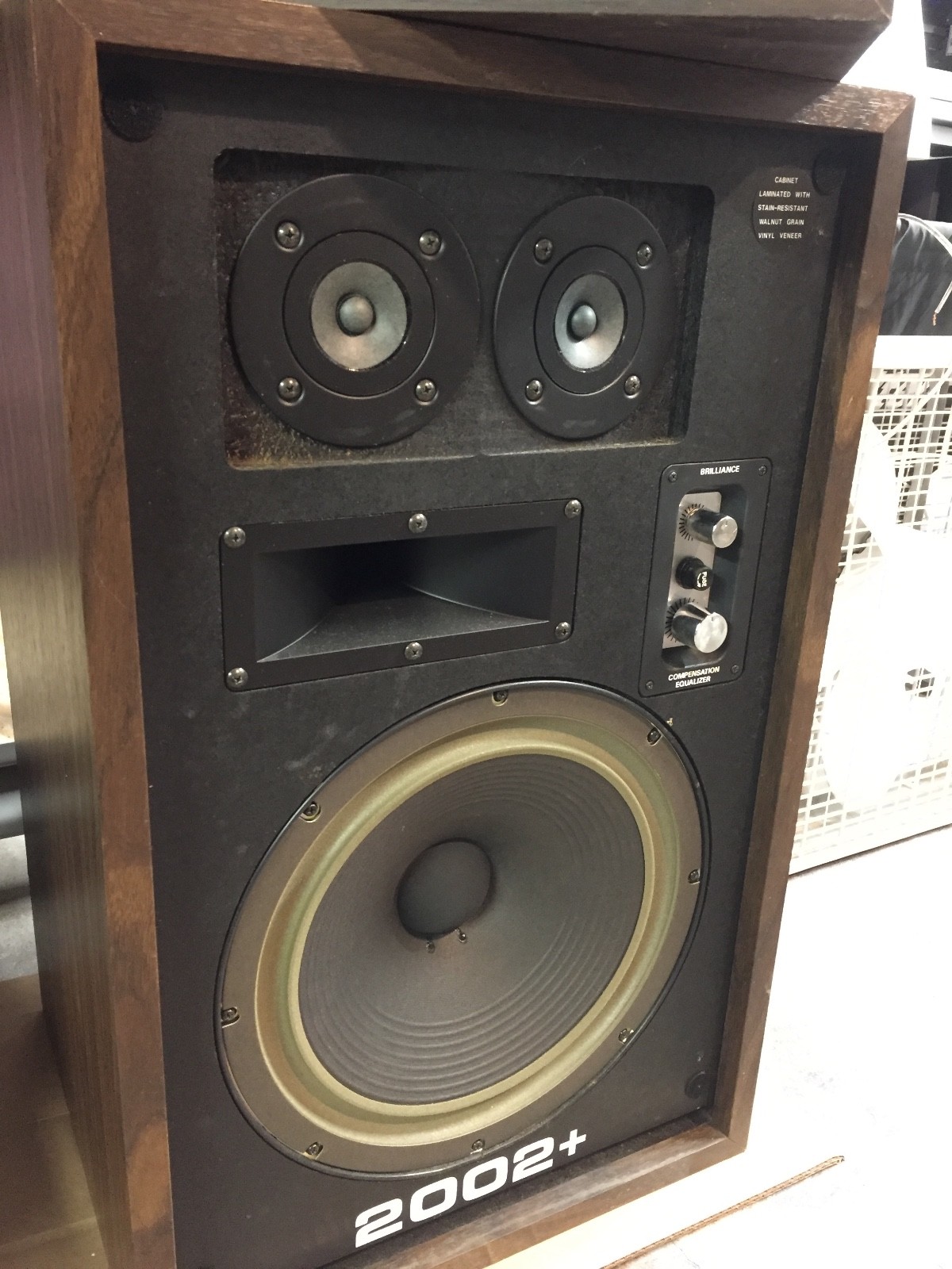 Vintage Lafayette Criterion 2002+ Speakers Speaker Made in Japan (Part out)
