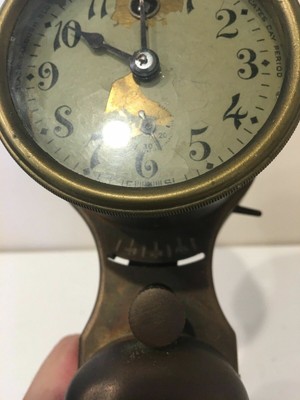 Vintage Honeywell 1940's Thermostat w/Clock & Thermometer Model 24