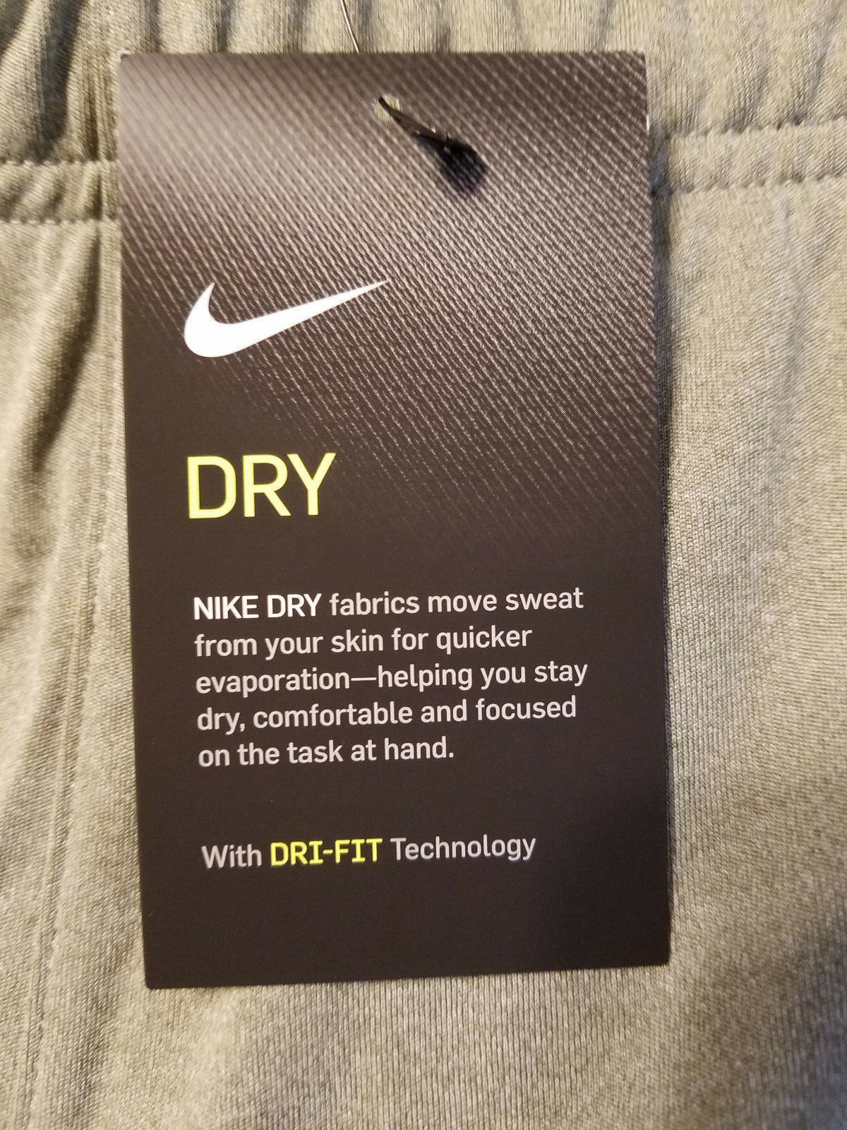 Boys NIKE Dri-Fit Pants Athletic Size Large NWT Mesh Sides Gray Black MSRP $40