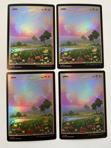 4x Plains (1468) *FOIL* SECRET LAIR: PixelLands_v02.jpg MT