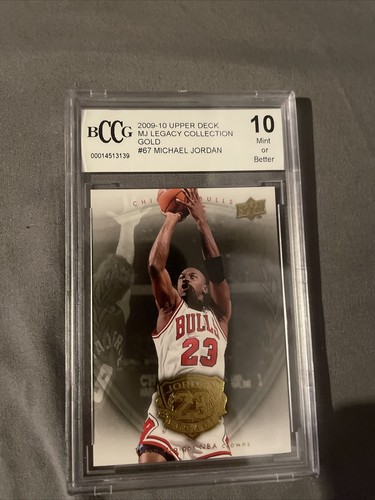 2009-10 upper deck michael jordan legacy gold #67 Mint 10 | eBay 2009-10 upper deck michael jordan legacy gold #67 Mint 10 | eBay