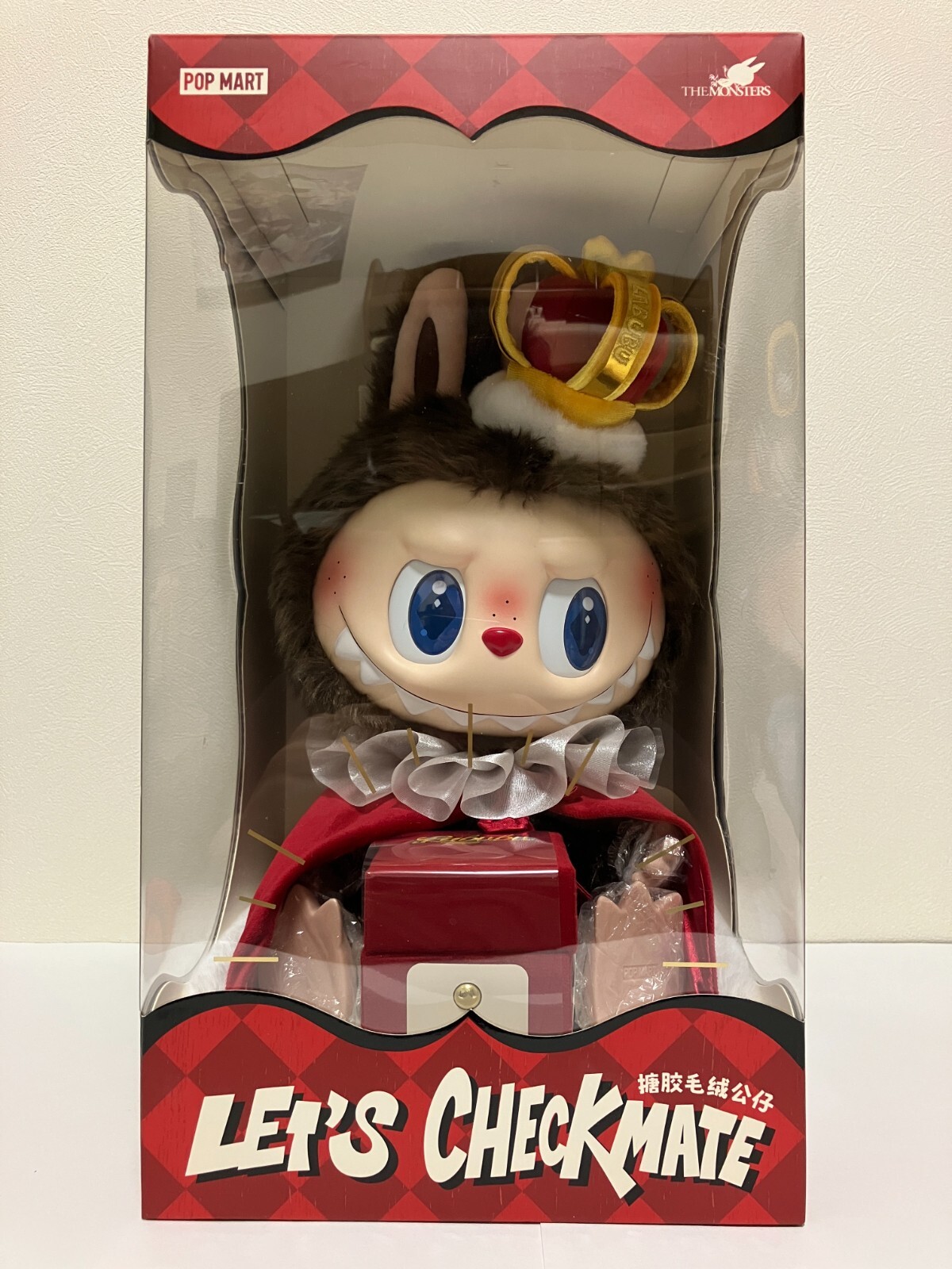 THE MONSTERS Let's Checkmate Series-Vinyl Plush Hanging Card