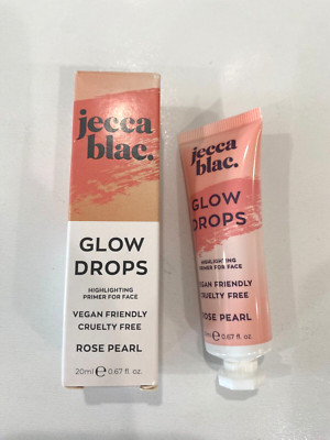 Jecca Blac Glow Drops Highlighting Primer for Face Rose Pearl NEW 20ml / 0.67fl