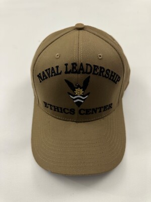 The Corps Naval Leadership Ethics Center Logo Beige Baseball Cap Hat One Size