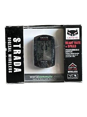 CatEye Strada Digital Wireless Speed and Heart Rate Bicycle Computer CC-RD420DW
