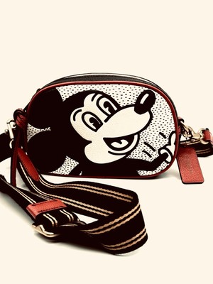 Coach Disney Mickey Mouse X Keith Haring Serena Satchel C1142 Great Condition!
