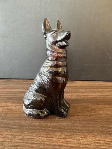 Vintage MCM Avon Noble Prince German Shepherd Perfume Bottle Nearly Full 1970's