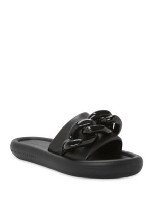 STELLAMCCARTNEY/ женские босоножки на платформе с воздушным скольжением на цепочке черного цвета 37