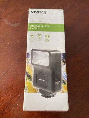 Vivitar V319AF Digital Concepts Slave Flash w/ Bracket For Digital Camera. #R106