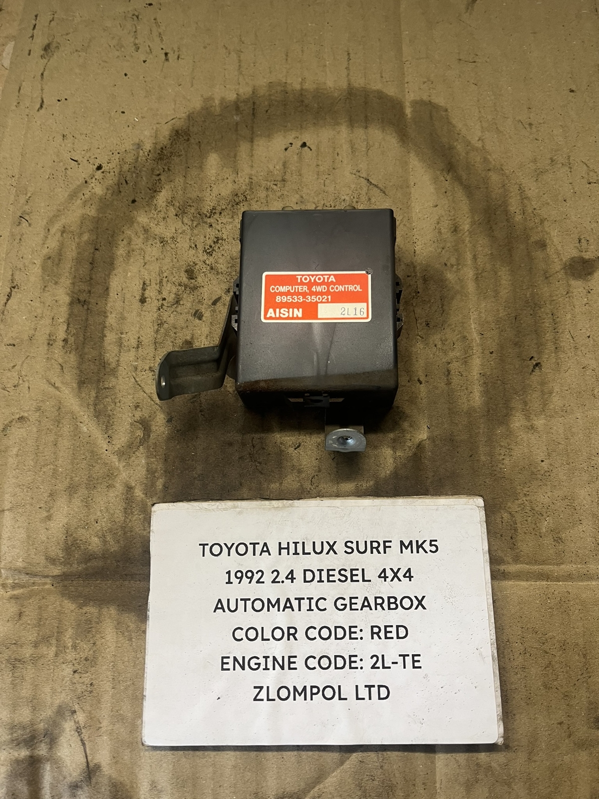 Toyota Hilux Surf MK5 1992 2.4 Diesel Computer 4WD Control 8953335021