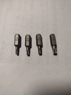 Star 1'' x 1/4'' Drive Hex Insert Bits 5 Pack