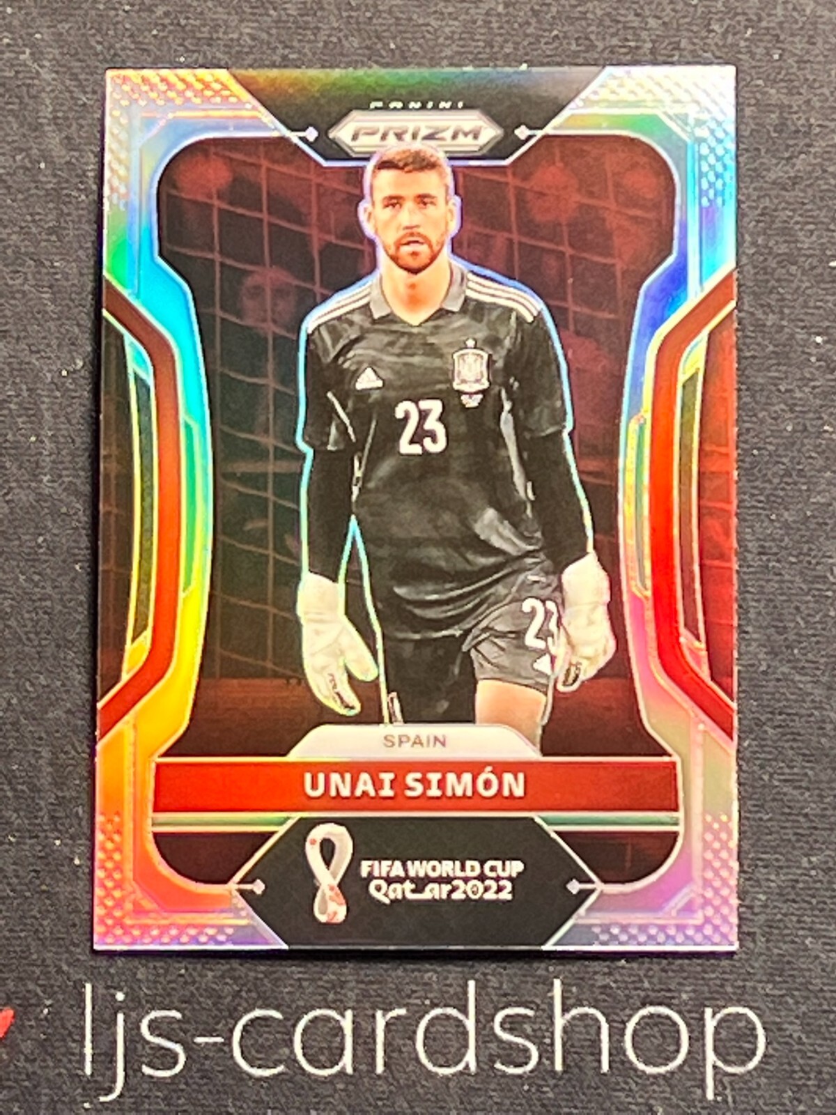 2022 Panini Prizm FIFA World Cup Qatar Unai Simon Silver