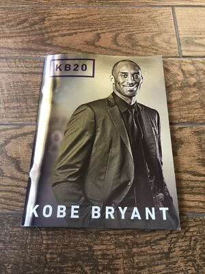 L.A LAKERS KOBE BRYANT FINAL GAME MAMBA DAY KB20 STAPLES SGA commemorative book
