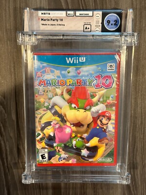 Mario Party 10 Nintendo Wii U New Sealed GRADED WATA 9.2 A+