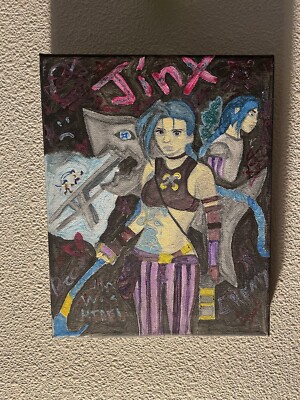 8x10 Canvas Arcane Painting 