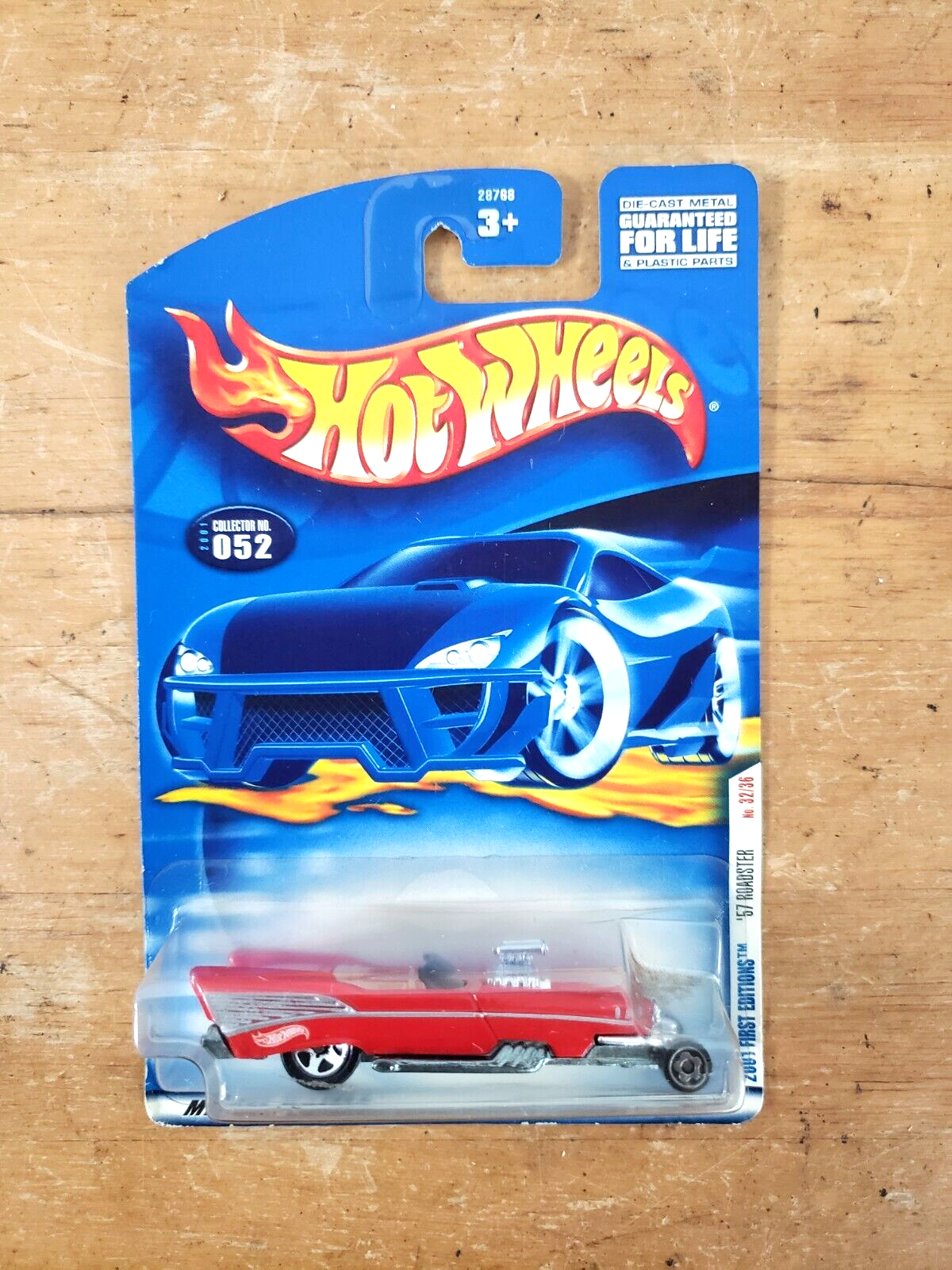 2001 First Editions '57 Roadster Red #052 Diecast Car 1:64 New Sealed