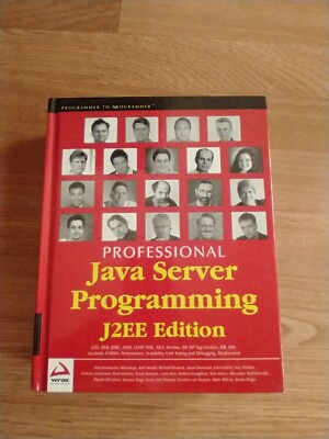 Professional Java Server Programming J2EE, 1.3 Edition By Subra used